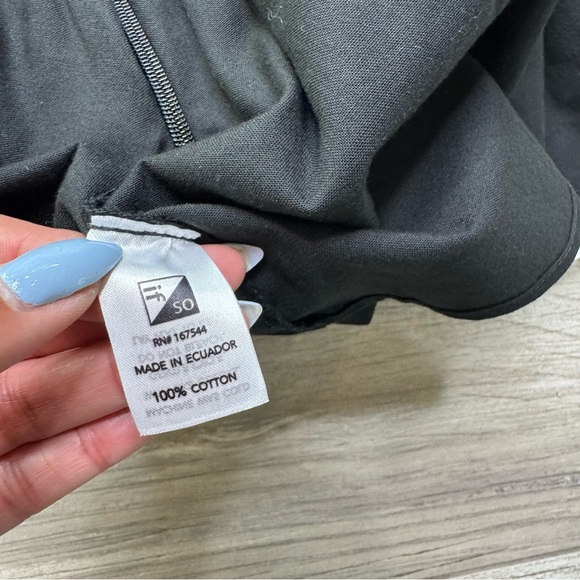 IF SO Black White Trim Two Piece Dress Size 10/12 - Picture 9 of 13